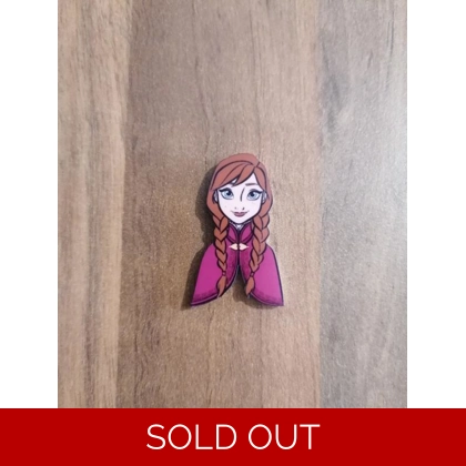 Disney Frozen Anna Face Single Pin Badge